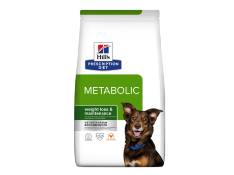 Hill's PRESCRIPTION DIET Metabolic sausas maistas šunims su vištiena Svorio reguliavimui 12 kg