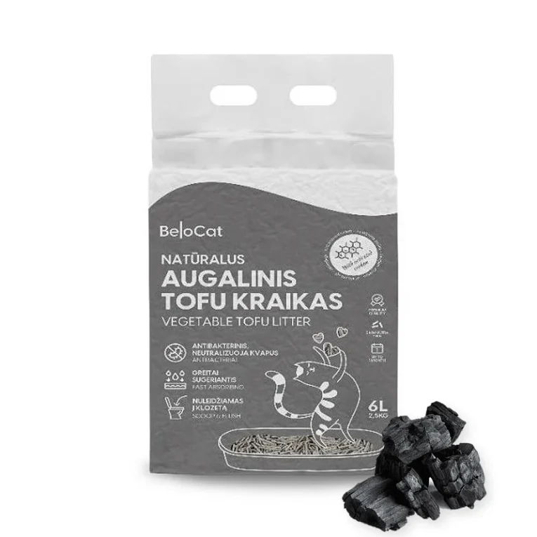 Belocat-Tofu-kaciu-kraikas-Aktyvuotos-anglies-kvapo