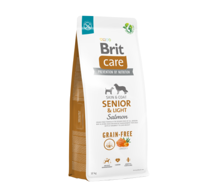 Brit-Care-Grain-free-SeniorLight-Salmon-sausas-maistas-sunims