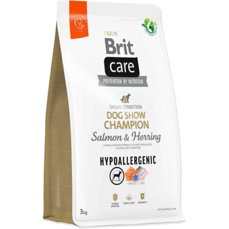 Brit-Care-Hypoallergenic-Dog-Show-Champion-sausas-maistas-sunims-3-kg