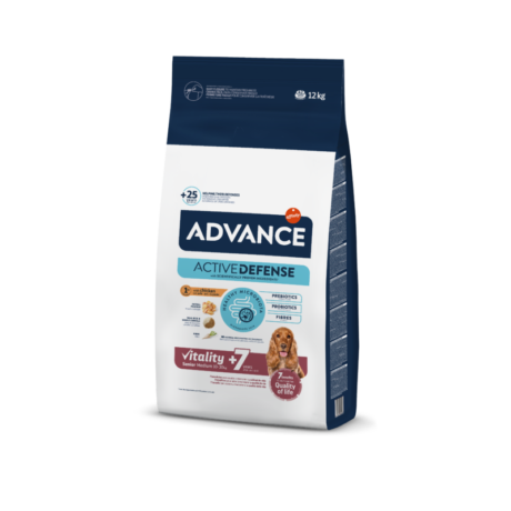 Advance-Medium-Senior-sausas-maistas-sunims-12-kg