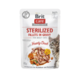 Brit-Care-Cat-Sterilized-konservai-katems-Fillets-in-Gravy-Hearty-Duck-85-g