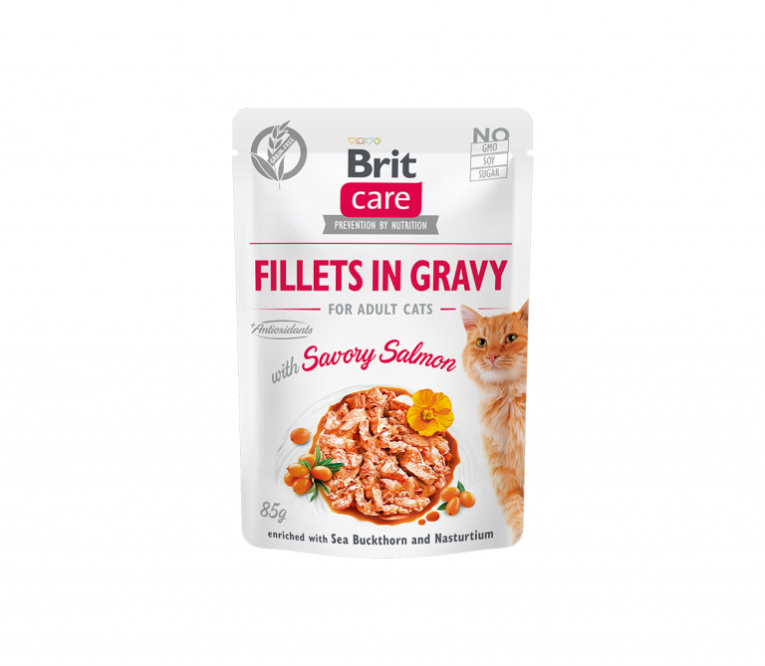 Brit-Care-Cat-konservai-katems-Fillets-in-Gravy-Savory-salmon-85-g