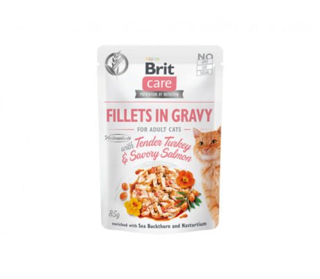 Brit-Care-Cat-konservai-katems-Fillets-in-Gravy-Turkey-Salmon-85-g-1