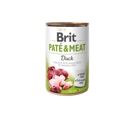 Brit-Care-konservai-sunims-Duck-Pate-Meat-400g