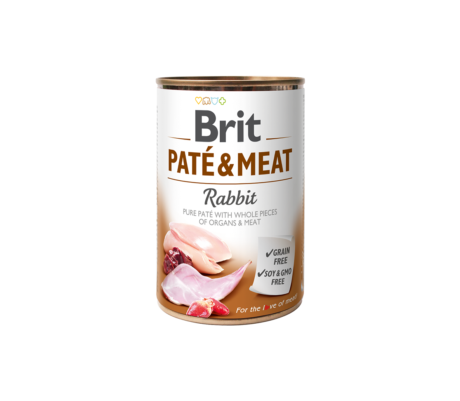 Brit-Care-konservai-sunims-Rabbit-PateMeat-400-g