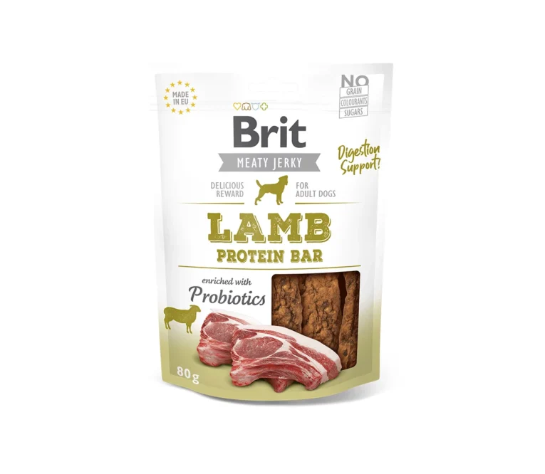 Brit-Jerky-Lamb-Protein-Bar-skanestai-sunims-80-g