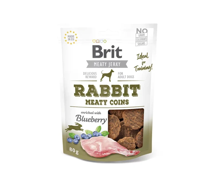 Brit-Jerky-Rabbit-Meaty-Coins-skanestai-sunims-80-g