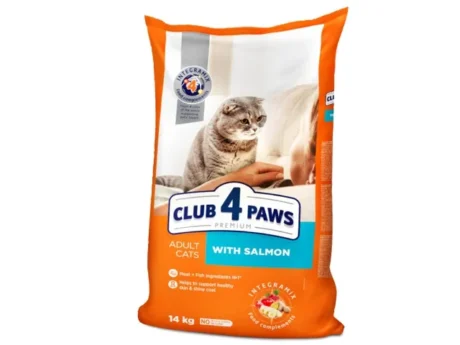 CLUB-4-PAWS-Premium-visavertis-edalas-suaugusioms-katems-su-lasisa-14-kg