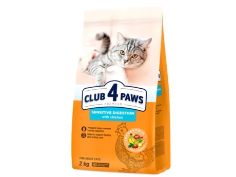 CLUB-4-PAWS-Premium-visavertis-maistas-suaugusioms-katems-jautriam-virskinimui-SENSITIVE-DIGESTION-2-kg