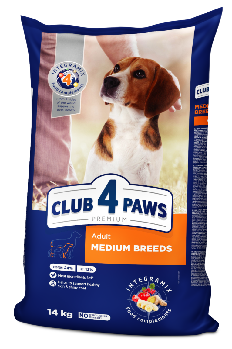 CLUB-4-PAWS-Premium-visavertis-sausas-edalas-suaugusiems-vidutiniu-veisliu-sun14-kg