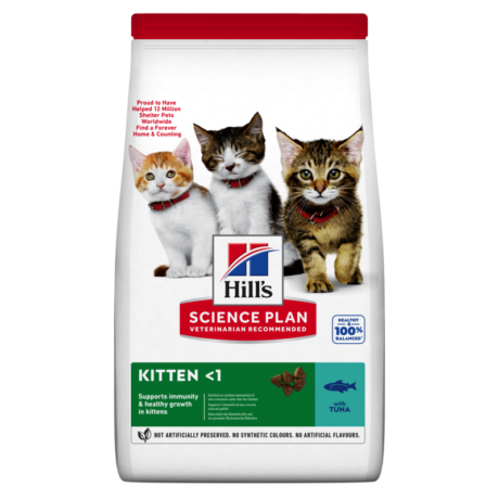 Hills-Science-Plan-SP-Kitten-Tuna-sausas-maistas-kaciukams