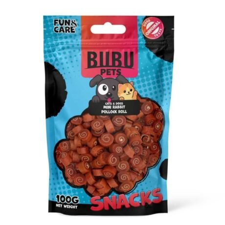 Bubu-Pets-Mini-Rolls-With-Rabbit-Minksti-Triusienos-Mesos-Suktinukai-100g