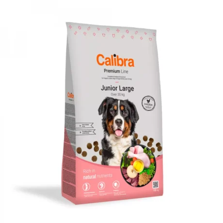 CALIBRA-Dog-Premium-Line-Junior-Large-sausas-maistas-jauniems-dideliu-veisliu-sunims-su-vistiena