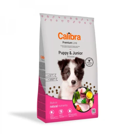 CALIBRA-Dog-Premium-Line-Puppy-Junior-sausas-pasaras-jauniems-sunims-su-vistiena
