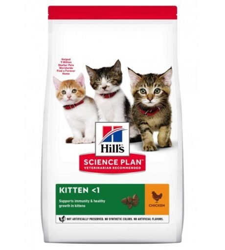 Hills-Science-Plan-Kitten-Sausas-Maistas-Kaciukams-Su-Vistiena-1