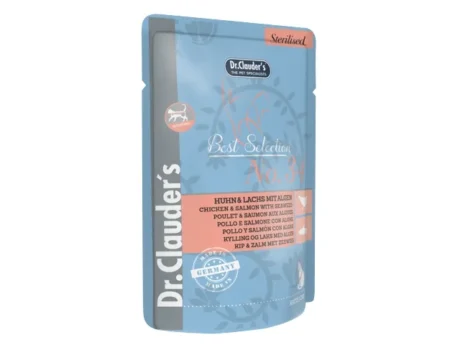 Dr.Clauder‘s-Best-Selection-dregnas-maistas-sterilizuotoms-katems-su-vistiena-lasisa-ir-juros-dumbliais-12x85g