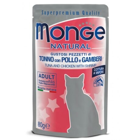 Monge-Natural-kons.-pasaras-suaugusioms-katems-tuno-ir-vistienos-kasneliai-su-krevetemis-zeleje-12x80g