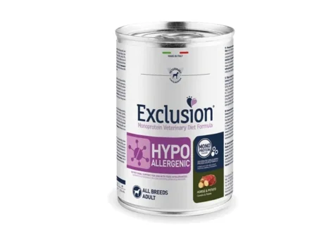 Exclusion-Hypoallergenic-konservai-sunims-su-arkliena-6x400-g