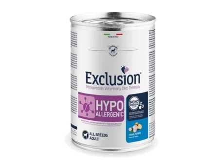 Exclusion-Hypoallergenic-konservai-sunims-su-zuvimi-ir-bulvemis-6x400g