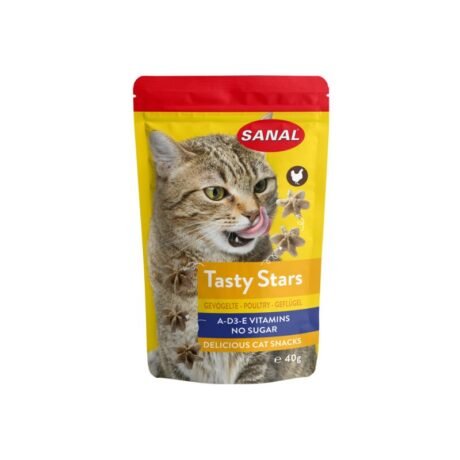 Sanal-Tasty-Stars-Poultry-skanestai-katems-12x40-g