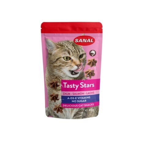 Sanal-Tasty-Stars-Salmon-skanestai-katems-12x40-g