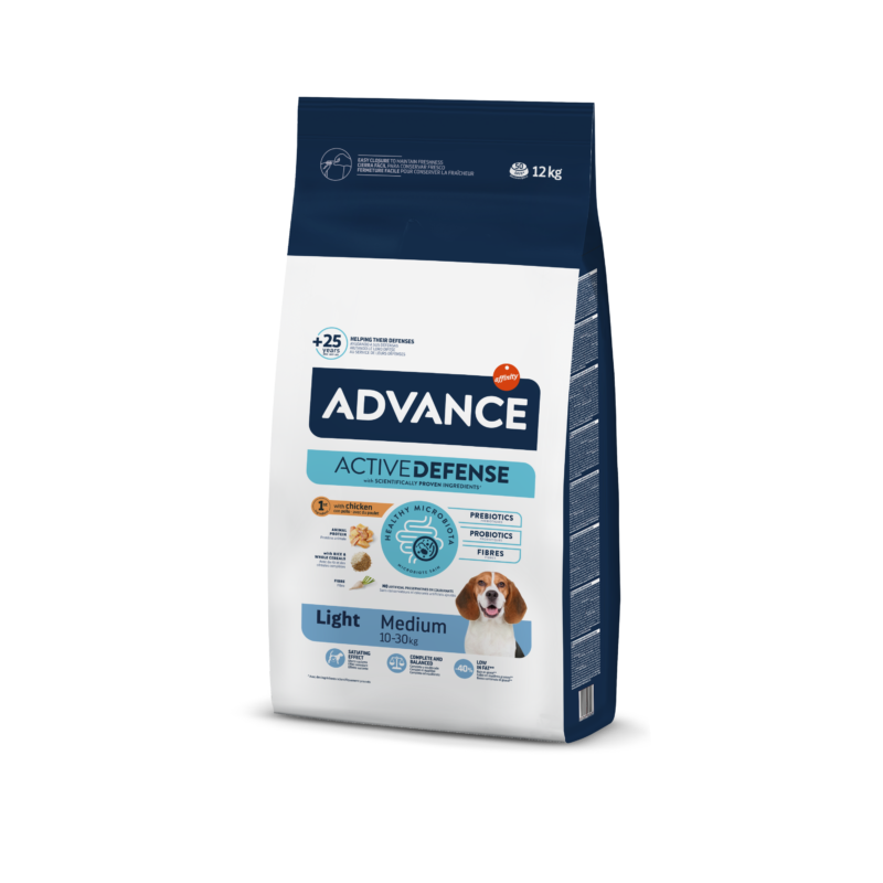 Advance-Medium-Light-sausas-maistas-sunims-12-kg