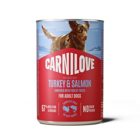 Carnilove-Pate-konservuotas-pasaras-sunims-su-lasisa-ir-kalakutiena-6x400g