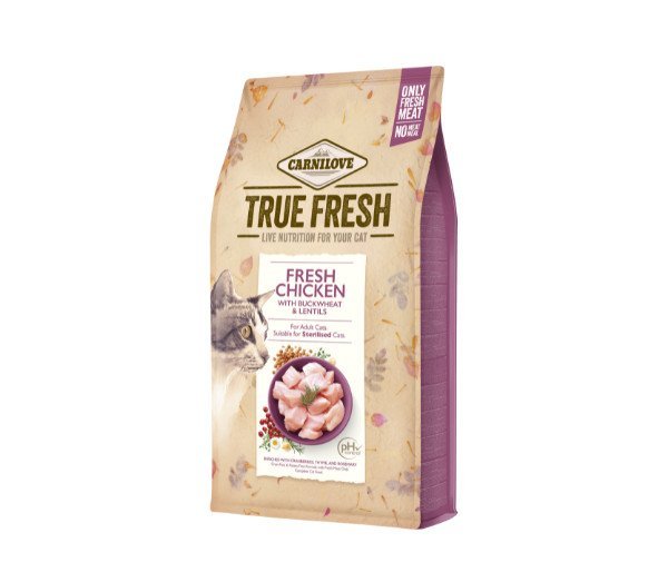 Carnilove-True-Fresh-Cat-Chicken-sausas-maistas-katems-su-vistiena