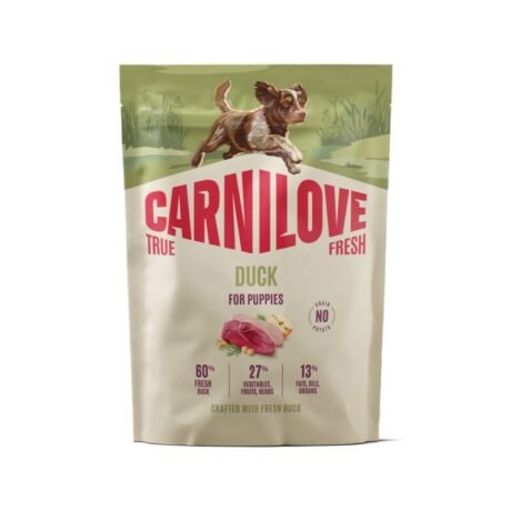 Carnilove-True-Fresh-Dog-Duck-Puppy-sausas-pasaras-suniukams-su-antiena-15-kg