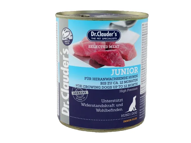 DR.-CLAUDERS-JUNIOR-subalansuotas-dregnas-maistas-jaunu-sunu-imuninei-sistemai-6x800g