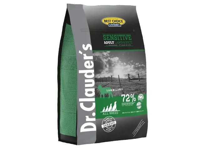 DR.-CLAUDERS-SENSITIVE-ADULT-sausas-maistas-suaugusiems-sunims-su-eriena-ir-ryziais-4-kg