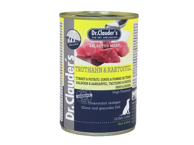 DR.-CLAUDERS-dregnas-maistas-sunims-odai-ir-kailiui-su-kalakutiena-ir-bulvemis-6x400g