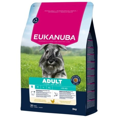 Eukanuba Life Care Adult sausas maistas mazu veisliu sunims su vistiena S kg