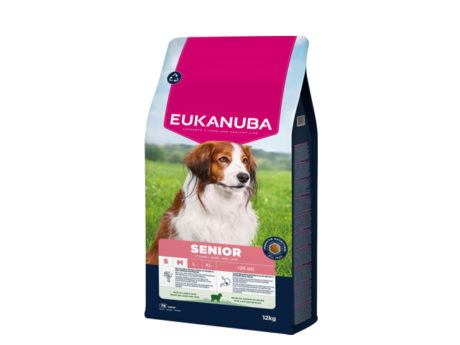 Eukanuba Life Care Senior sausas maistas mazu ir vidutiniu veisliu senyviems sunims su eriena ir ryziais SM kg