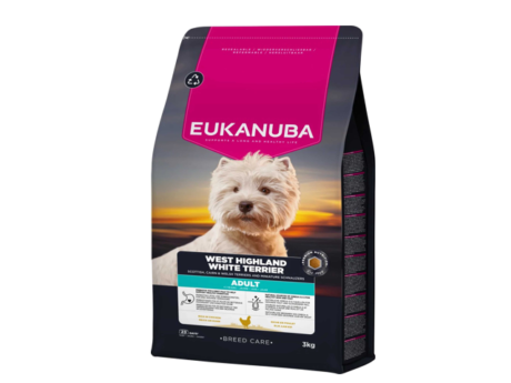 Eukanuba West Highland Terrier suaugusiems vistiena kg