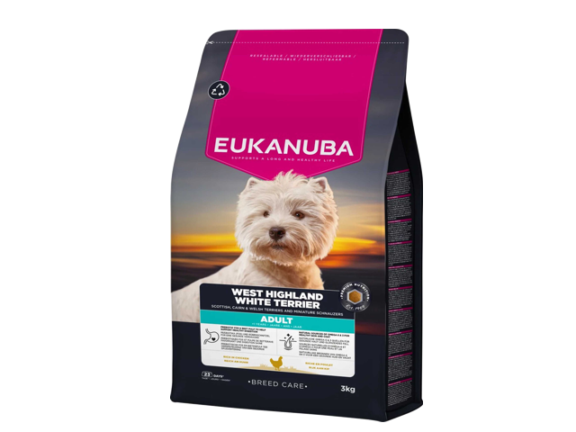 Eukanuba West Highland Terrier suaugusiems vistiena kg