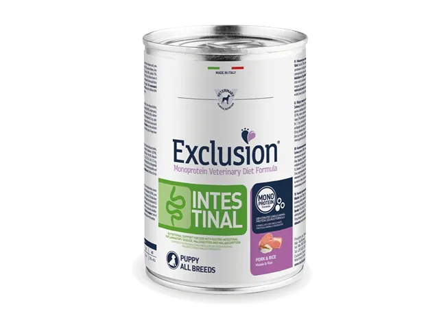 Exclusion-Intestinal-dietiniai-konservai-maziems-suniukams-6x400g