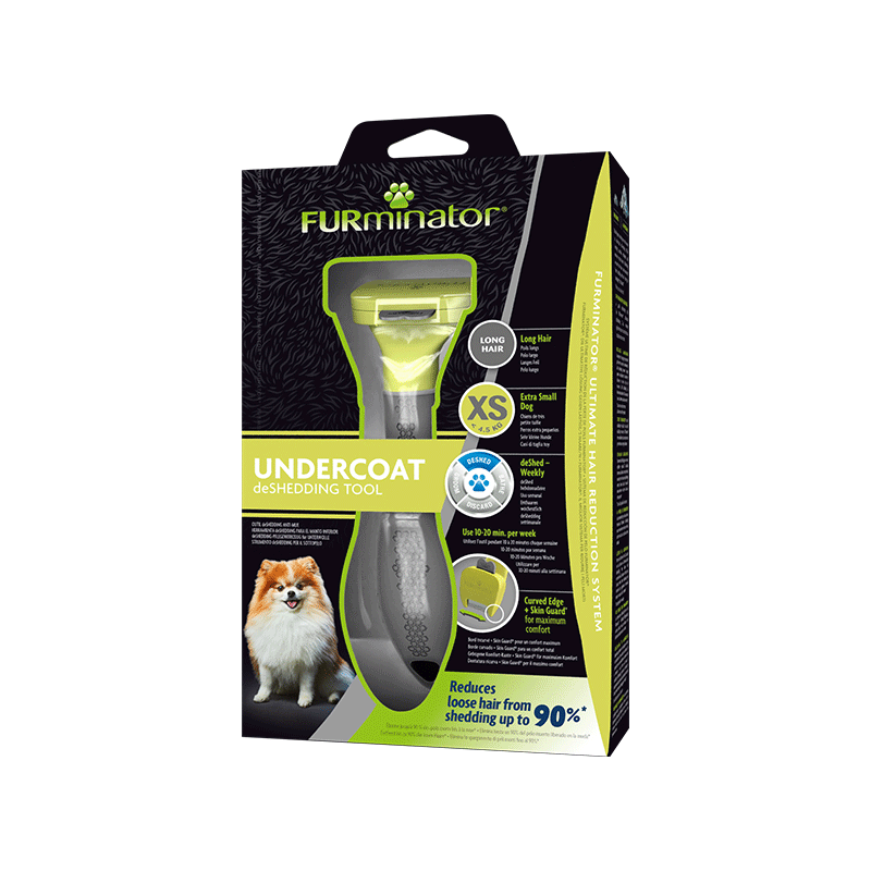 FURminator-deShedding-sukos-ilgaplaukiams-sunims-XS