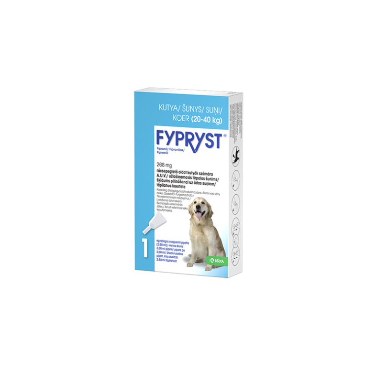Fypryst-antiparazitinis-uzlasinamasis-tirpalas-sunims-20–40-kg-268-mg