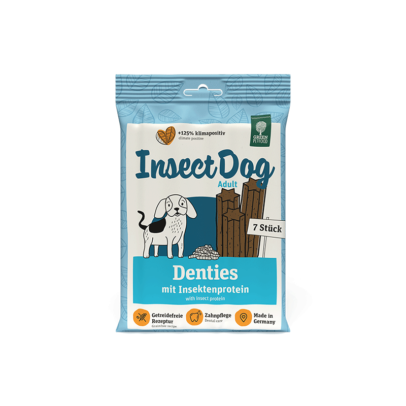 Green-Petfood-InsectDog-Denties-skanestai-sunims-180-g