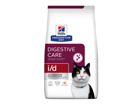 Hill’s Prescription Diet i/d sausas maistas katėms Virškinimo sistemos priežiūrai 3 kg