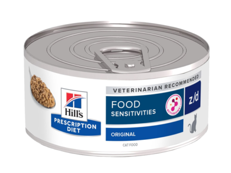 Hill’s Prescription Diet z/d konservai katėms Jautrumas maistui 6x156g