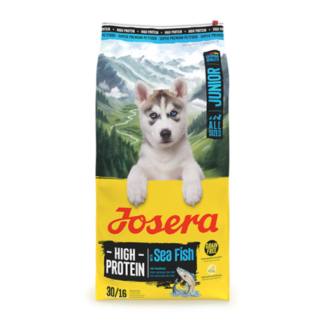 Josera-High-Protein-Junior-Sea-Fish-sausas-pasaras-jauniems-sunims-su-zuvim-12.5-kg