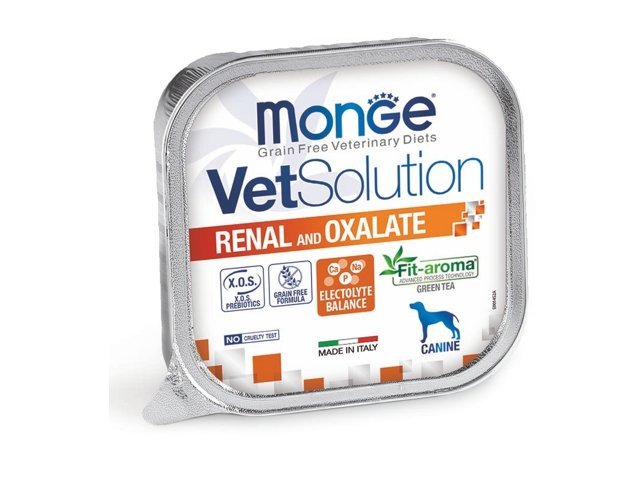 MONGE-VetSolution-Dog-Wet-Renal-Oxalate-12x150-g