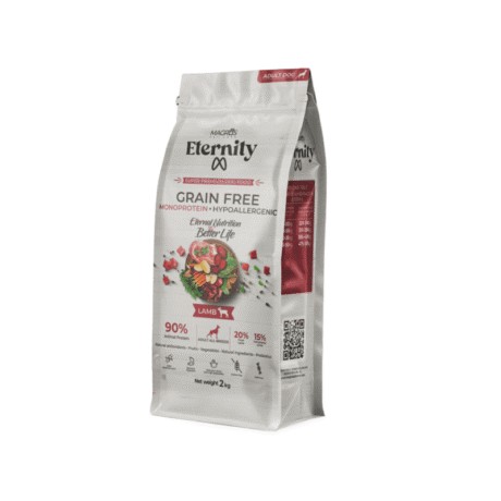 Magros Eternity Lamb Hipoalerginis vieno baltymo begrudis sausas maistas sunims su aviena kg