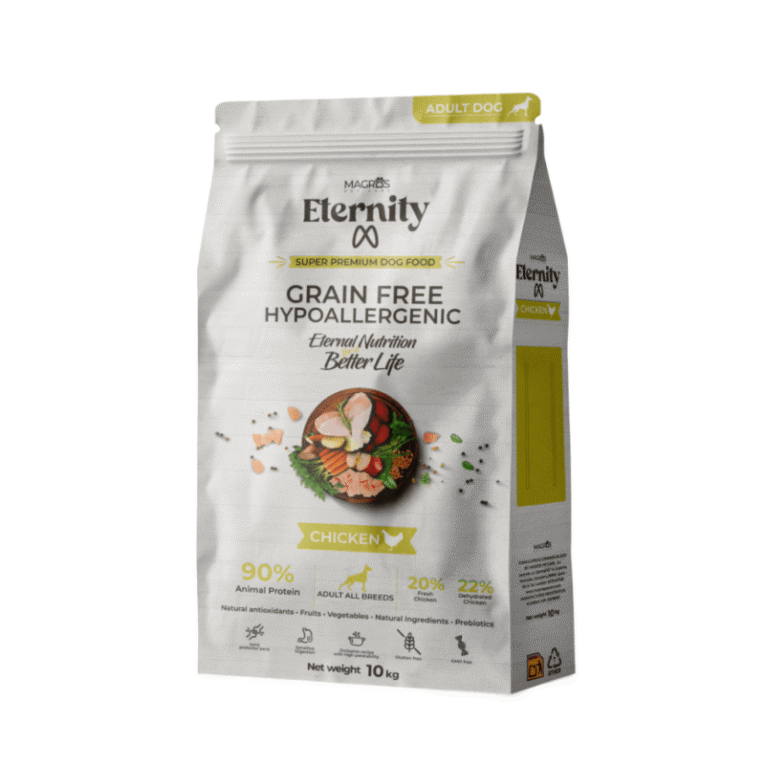 Magros Eternity Visavertis hipoalerginis begrudis sausas maistas sunims su vistiena kg