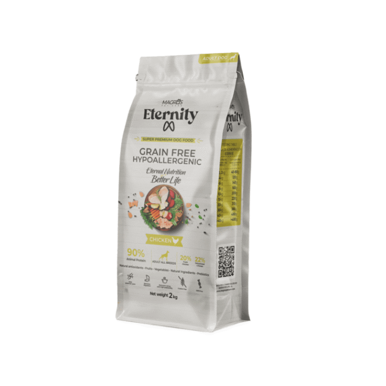 Magros Eternity Visavertis hipoalerginis begrudis sausas maistas sunims su vistiena kg