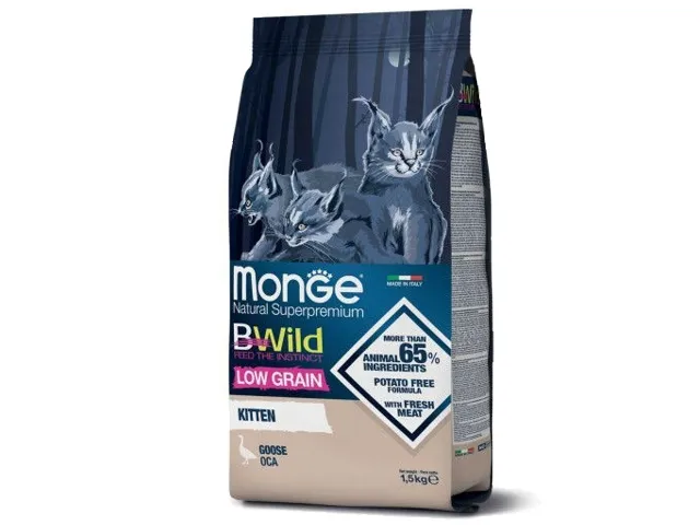 Monge-BWild-Kitten-visavertis-pasaras-jauniems-kaciukams-su-zasiena-1.5kg