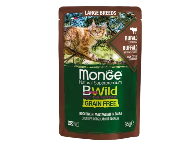 Monge-BWild-kons.-pasaras-dideliu-veisliu-katems-su-buivolo-mesa-ir-darzovemis-12x85g